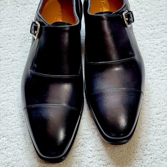 Paul Stuart Single Monk Strap Shoes Brand New - Picture 1 of 17